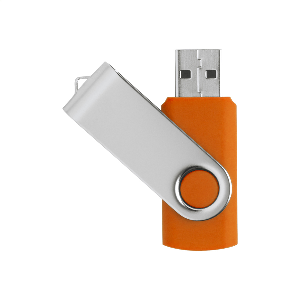 TwistDrive - USB-stick - kopen of bedrukken - 8GB-oranje