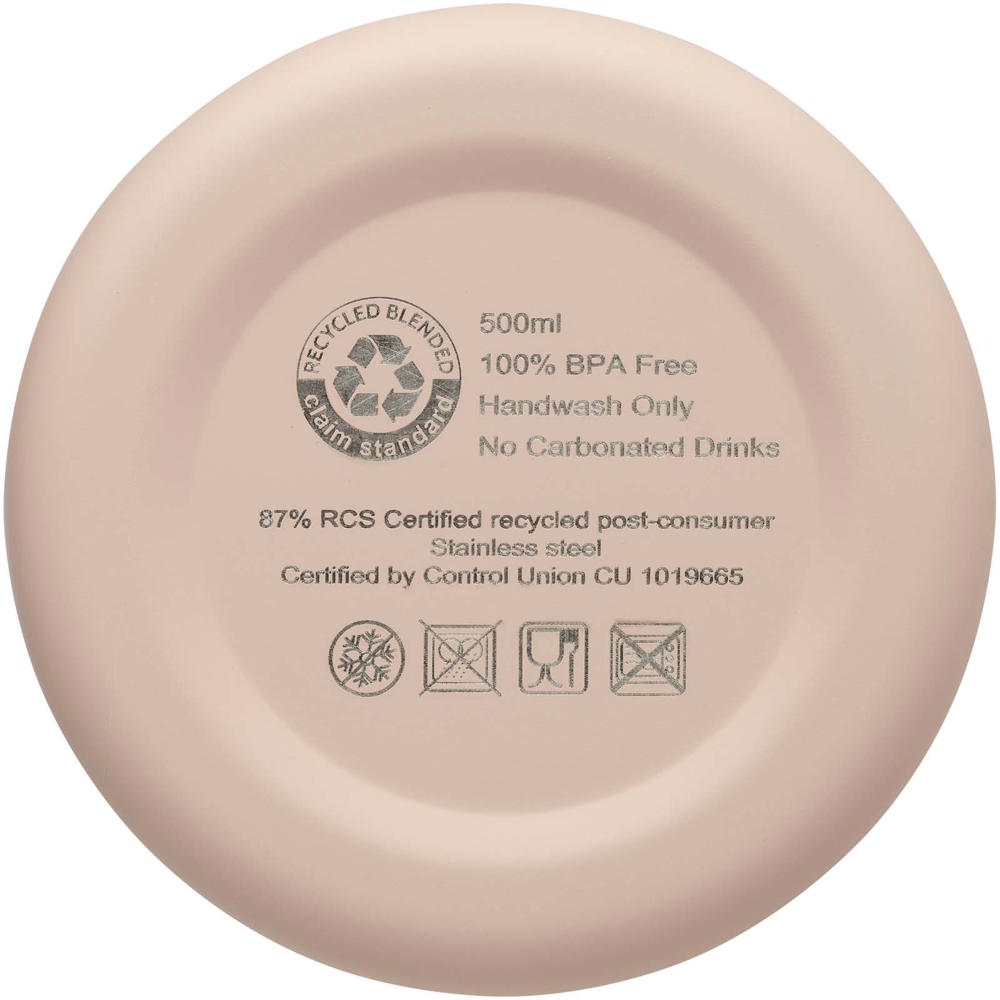 Spring 500 ml RCS-gecertificeerde gerecyclede roestvrijstalen koperen vacuümgeïsoleerde fles