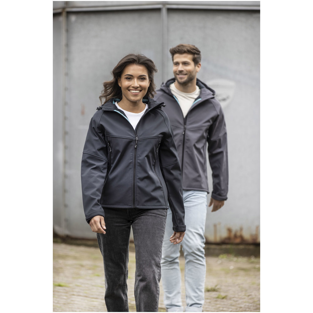 Coltan dames GRS-gerecycled softshell jack - voor bedrijven en relatiegeschenken