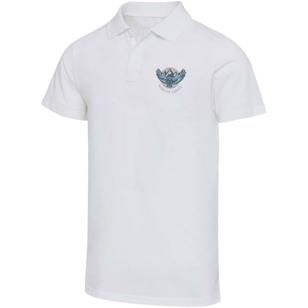 Graphite 180 g/m² unisex OCS organische polo met korte mouwen