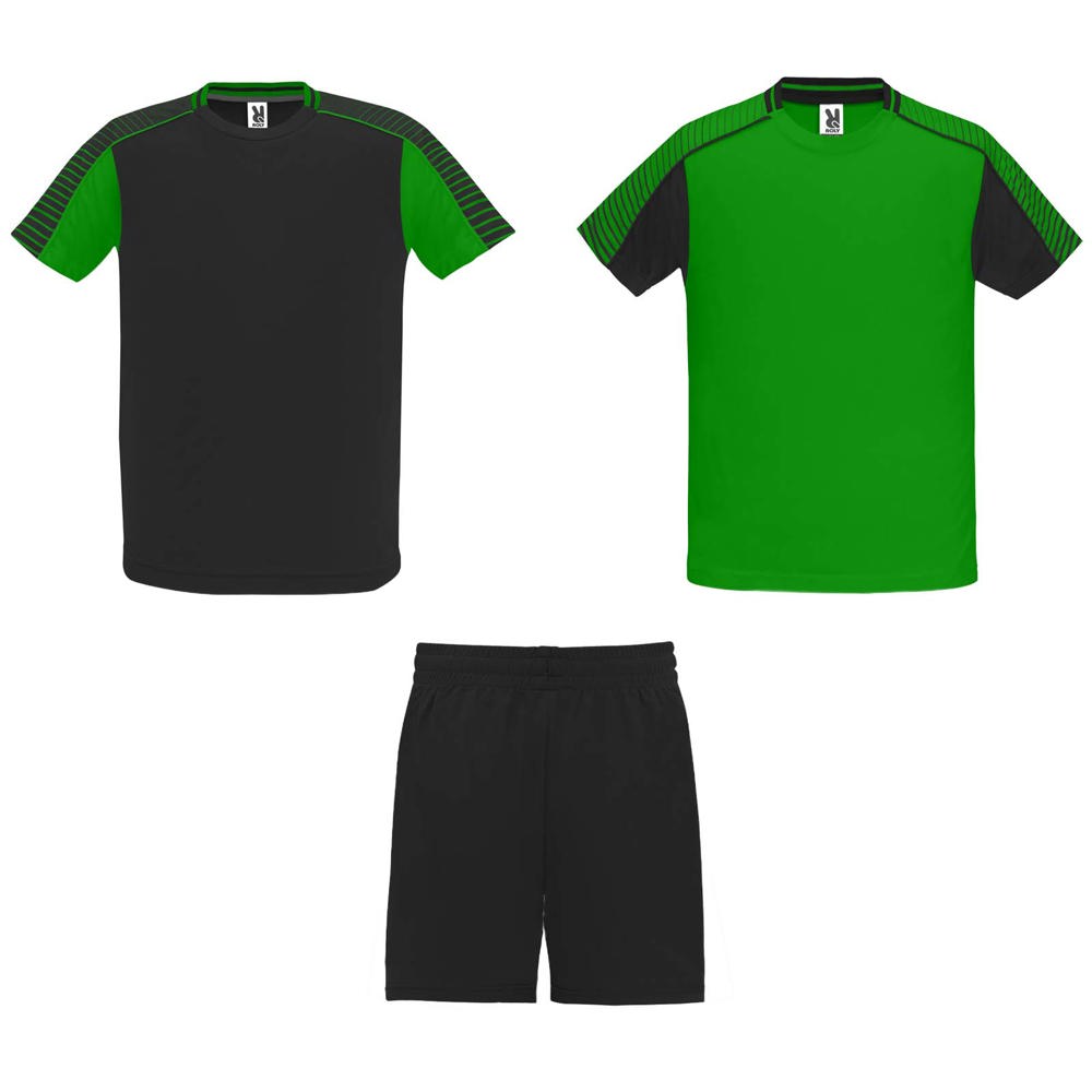 Juve unisex sportset - met logo of onbedrukt bestellen - Varen groen, Zwart