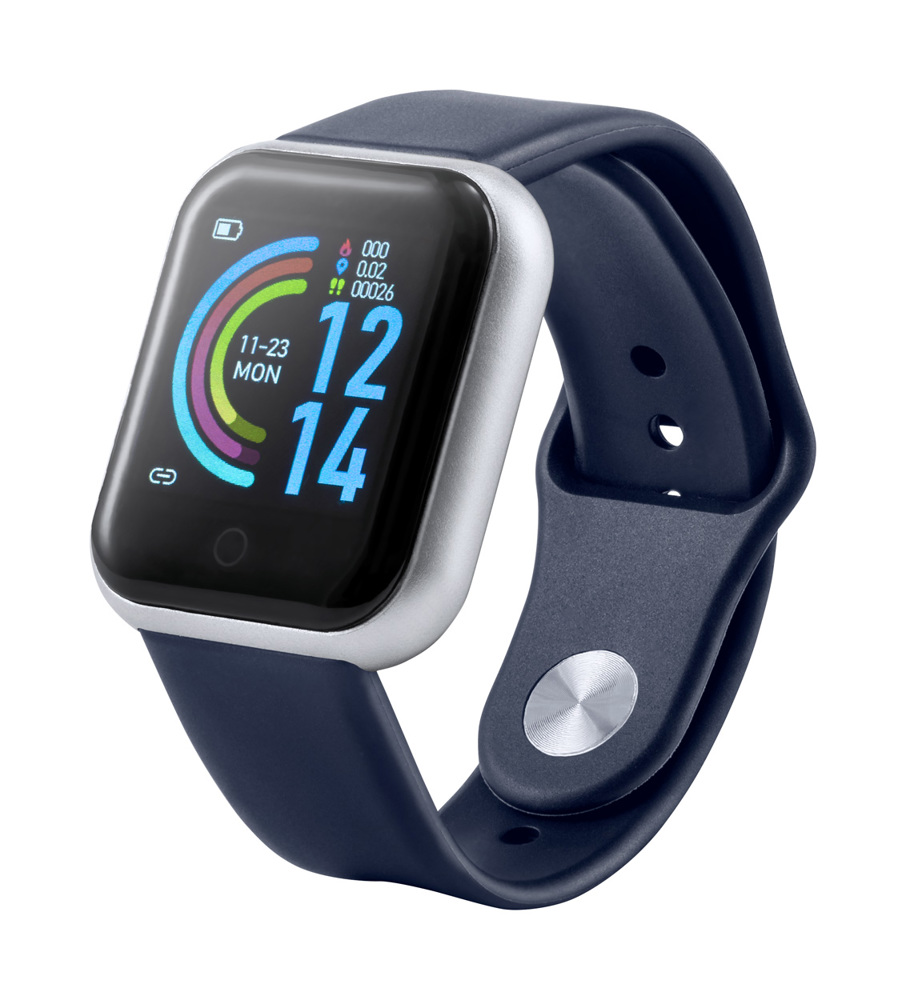 Wristo - slim horloge - bedrukt of onbedrukt verkrijgbaar - donker blauw