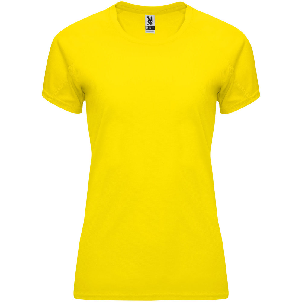 Bahrain sportshirt met korte mouwen voor dames - kopen of bedrukken - geel