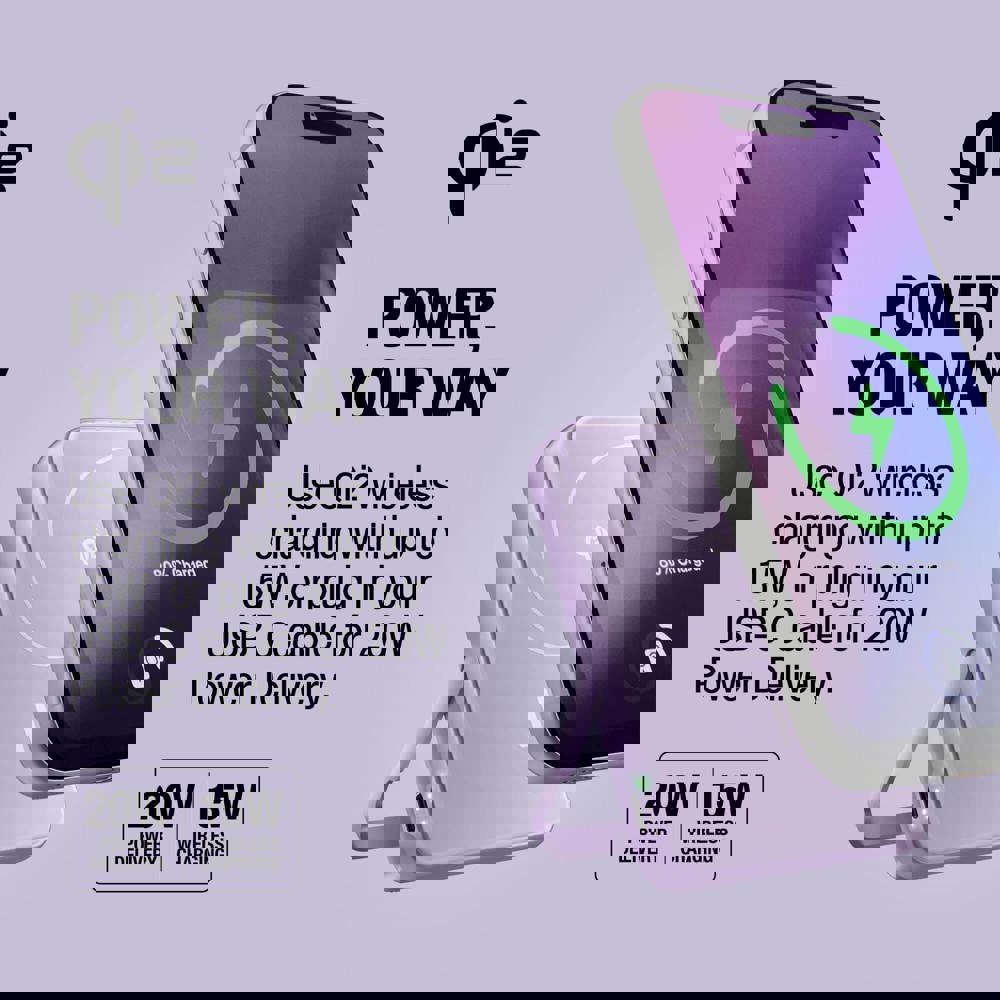 Fresh 'n Rebel Draadloze Powerbank 10000mAh Geschikt voor MagSafe 