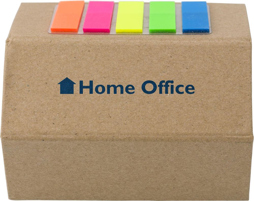 Kartonnen memohouder Marnie - kopen of bedrukken - Bruin