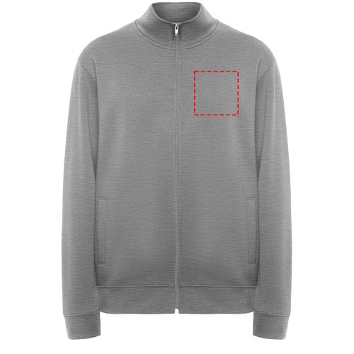Ulan unisex sweater met volledige rits