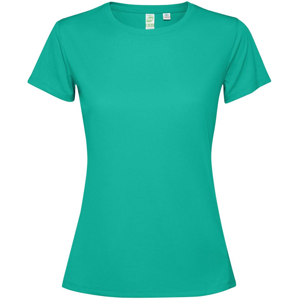 Estoril T-shirt met korte mouwen voor dames - bedrukt of onbedrukt verkrijgbaar - Jadegroen