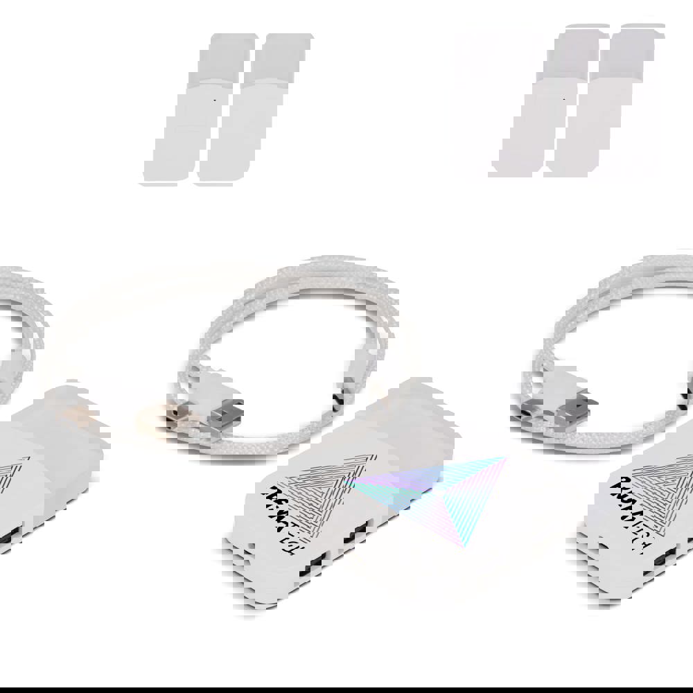 2598 | Xoopar iLo Mini Hub– 4 in 1 Adapter – USB 2.0 Data Transfer - Splitter - voor bedrijven en