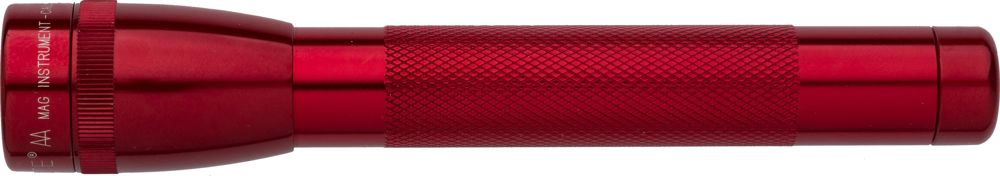 Aluminium Maglite mini AA zaklamp Monique - met logo of onbedrukt bestellen - Rood