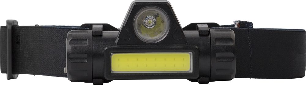 ABS hoofdlamp Mina - voor bedrijven en relatiegeschenken - zwart