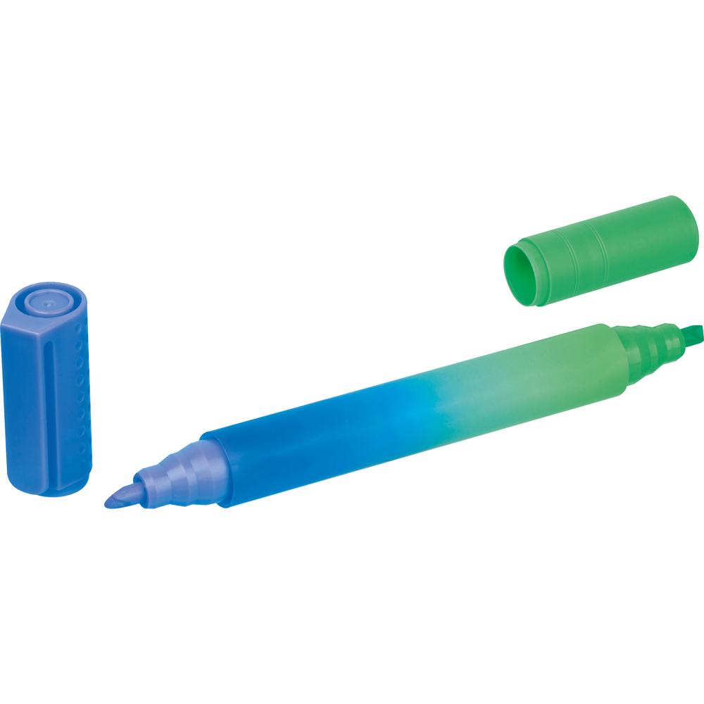 Markeerstift – tweekleurig - groen