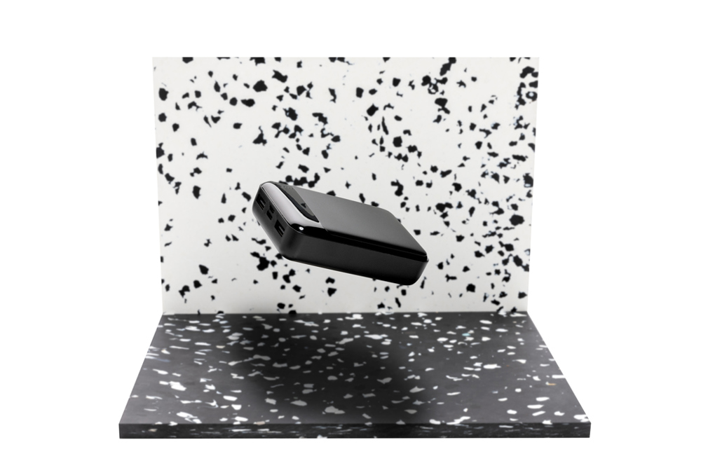 RCS standaard recycled plastic 10.000 mAh powerbank