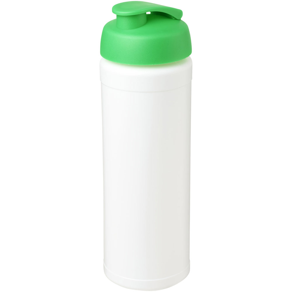 Baseline® Plus grip 750 ml sportfles met flipcapdeksel - kopen of bedrukken - Wit, Groen