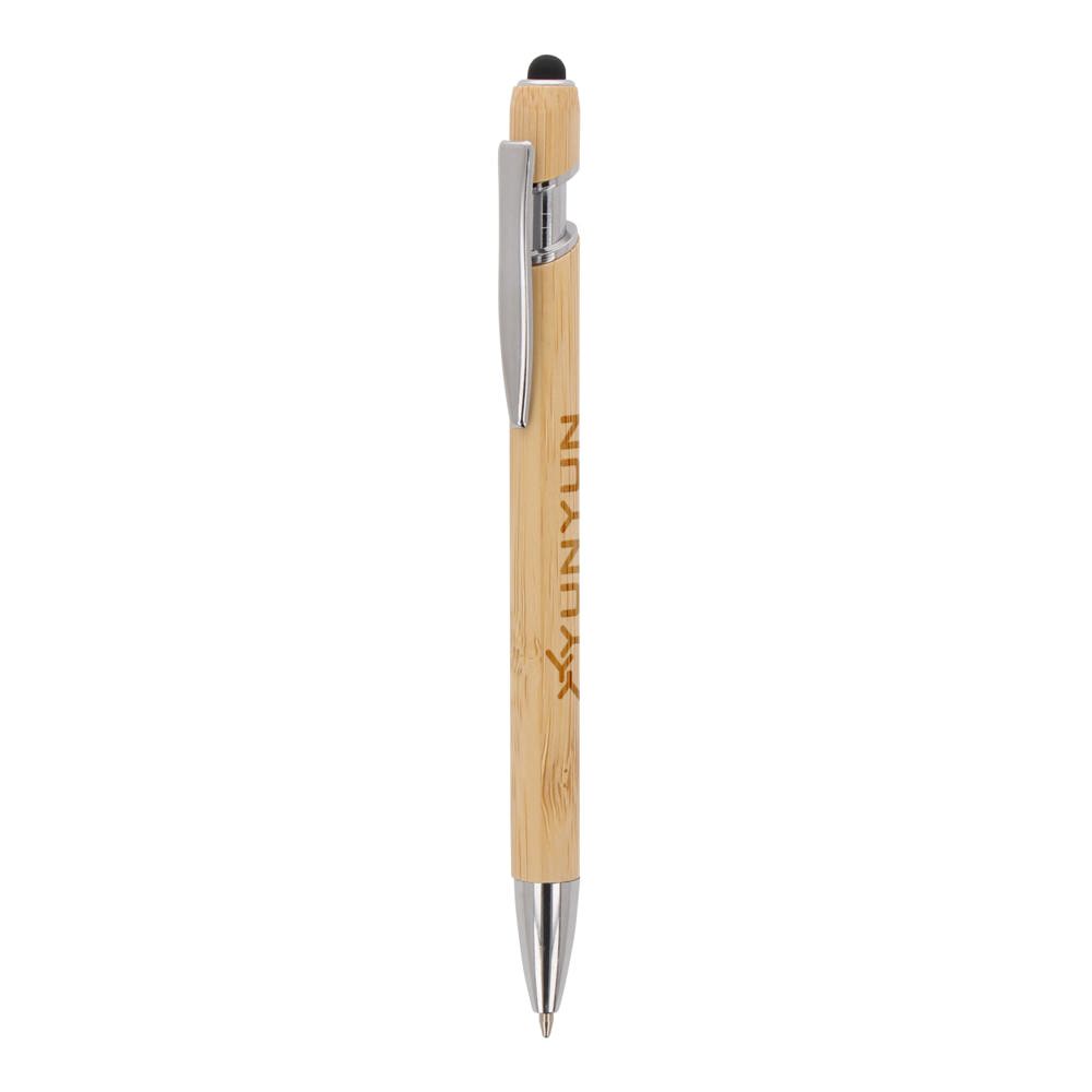 Balpen Parijs Bamboe Stylus - met logo of onbedrukt bestellen