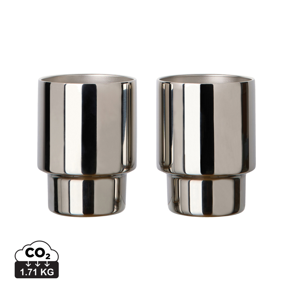 VINGA Nagano drt vsn 2 RCS  recycled RVS bekers