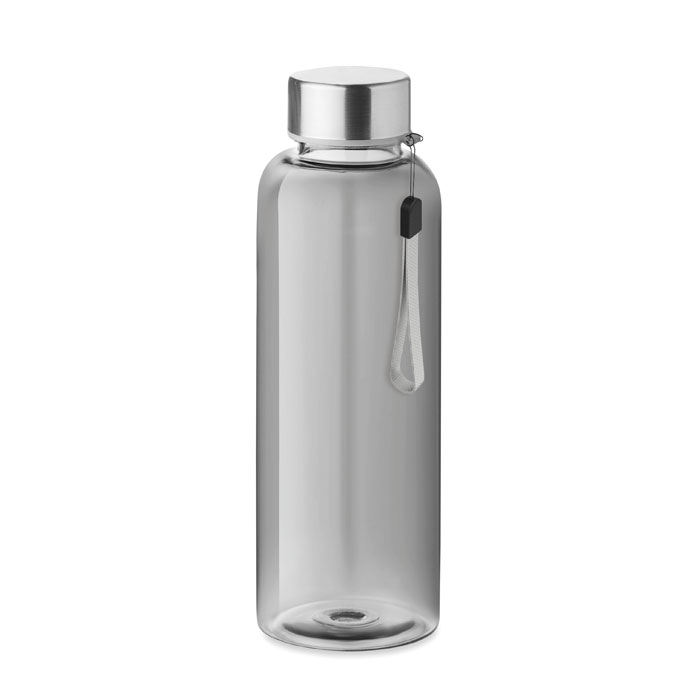 UTAH RPET - RPET fles 500 ml - bedrukt of onbedrukt verkrijgbaar - Transparant Grijs