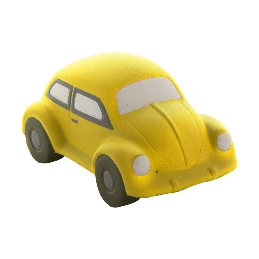 Jimmy - antistress auto - met logo of onbedrukt bestellen - geel