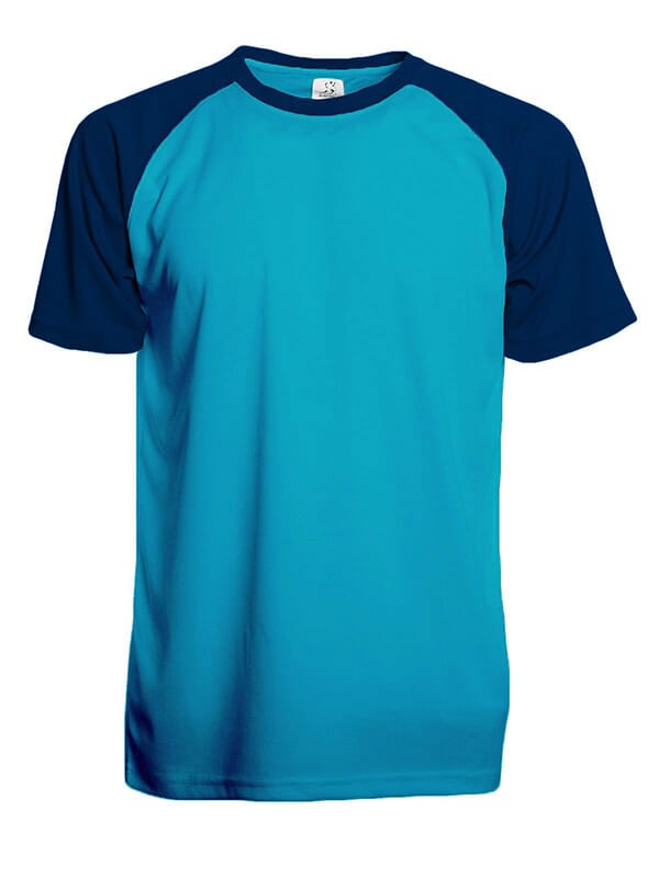 SP Trail sportshirt, 140 gr/m² - met logo of onbedrukt bestellen - Turquoise/Navy