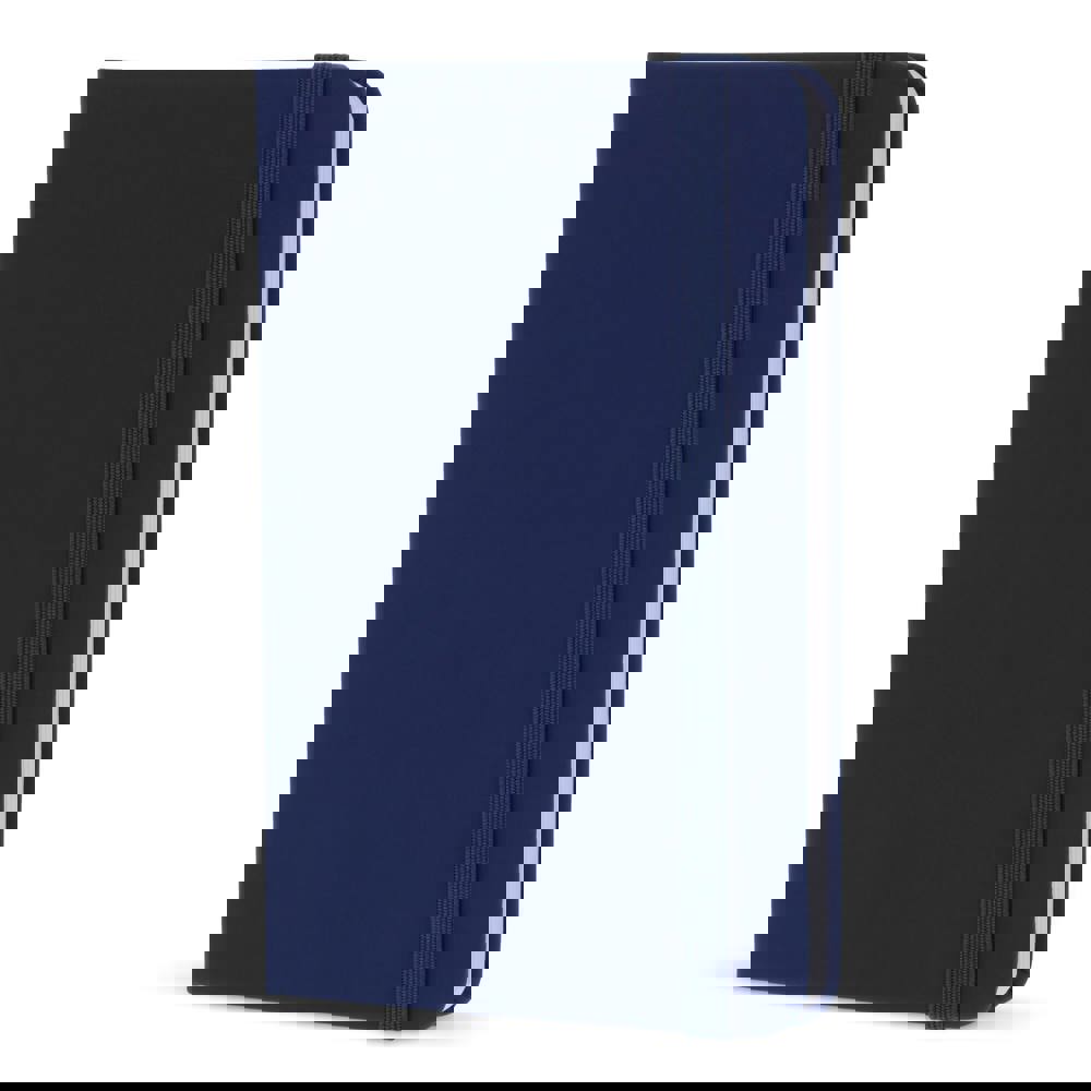A6-notitieboek van PU - met logo of onbedrukt bestellen - donkerblauw