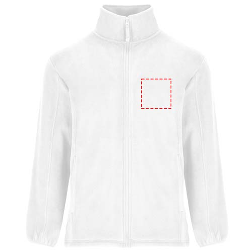 Artic fleece herenjack met volledige rits