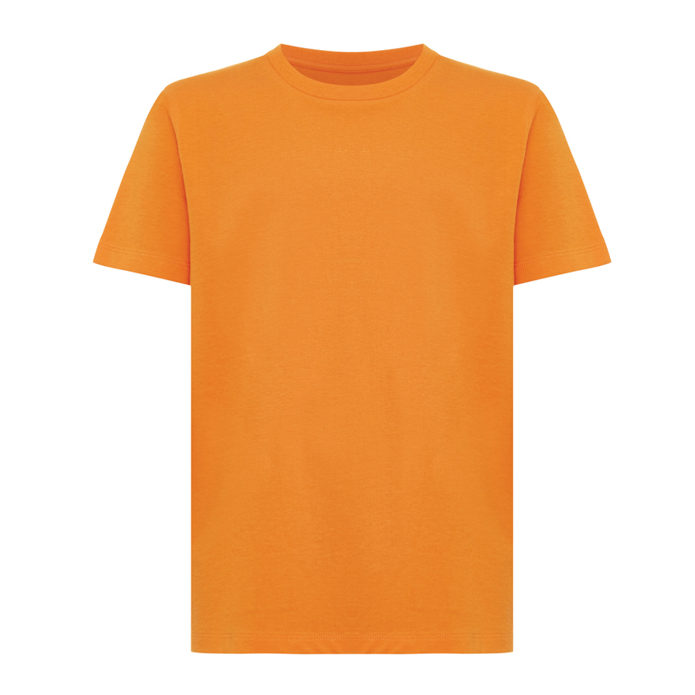 IQONIQ Koli kids lichtgewicht gerecycled katoen t-shirt - kopen of bedrukken - oranje (± PMS 16-1255 TCX)