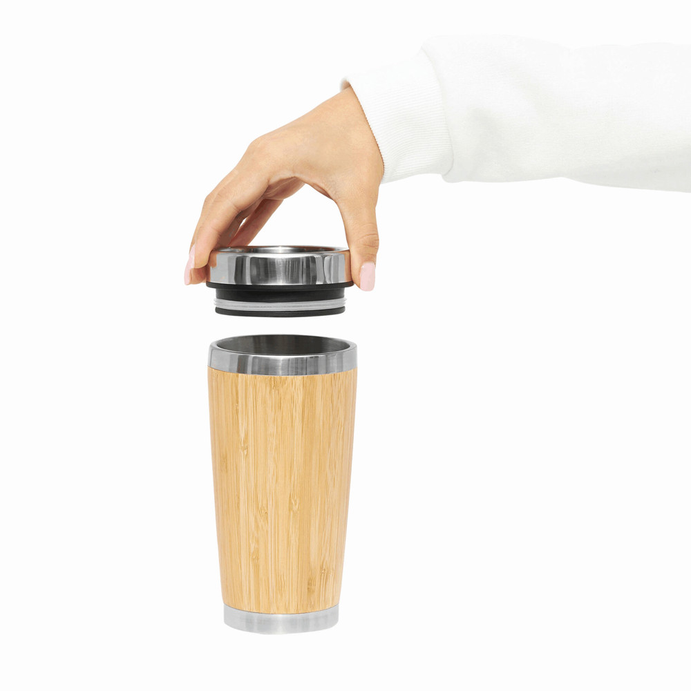 BAMBOO DRINK - Isoleerfles - met logo of onbedrukt bestellen
