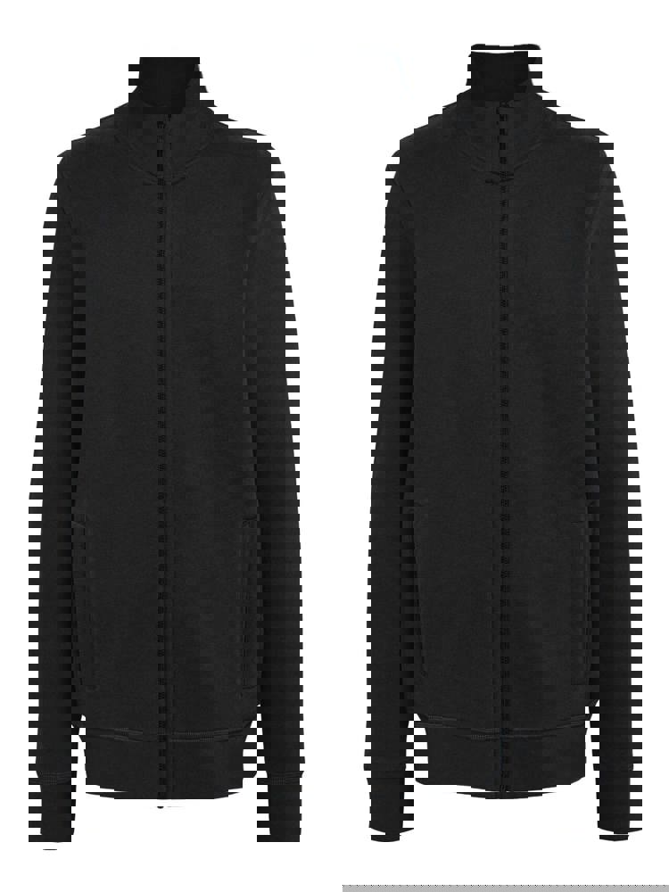 BS Harlem full zip sweater, 280 gr/m² - voor bedrijven en relatiegeschenken - Zwart (Black)