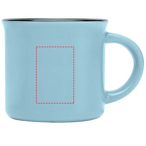 Bari 240 ml keramische mok met glanzende afwerking