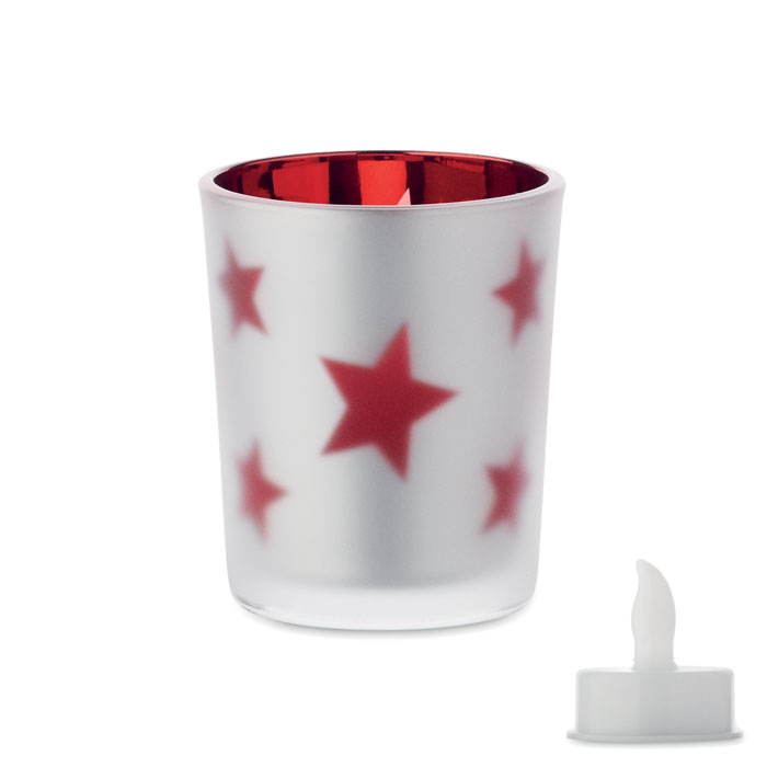 LANDLE - LED theelichtje - kopen of bedrukken - Rood