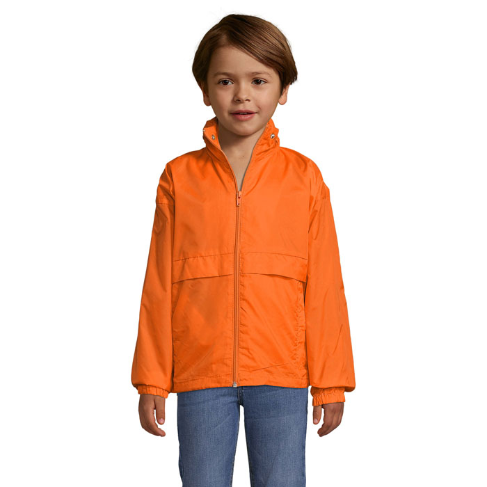 SURF KIDS - SURF KIDS WINDBREAKER 210g - voor bedrijven en relatiegeschenken - oranje