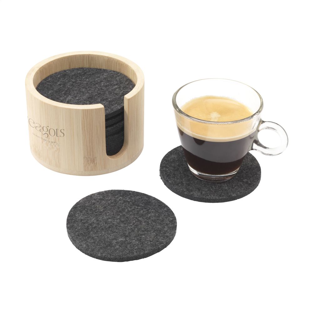 Cody Felt Coaster Set onderzetters - kopen of bedrukken