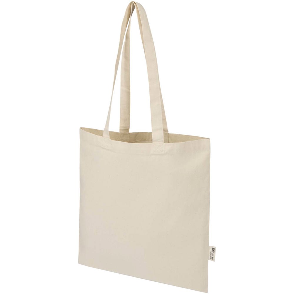 Peru Blend 180 g/m² GRS gerecycleerde katoenen draagtas 7L - met logo of onbedrukt bestellen