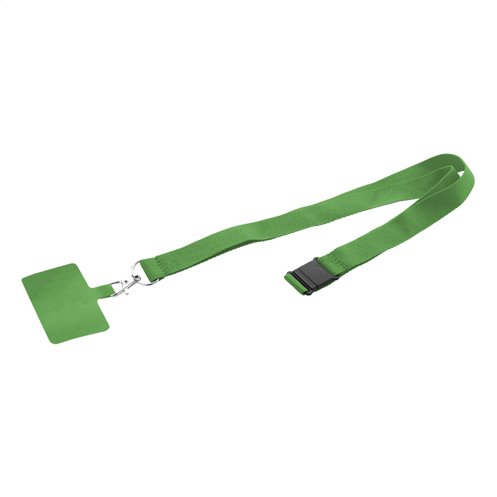 Revent Call - RPET mobiele houder lanyard - kopen of bedrukken - Groen