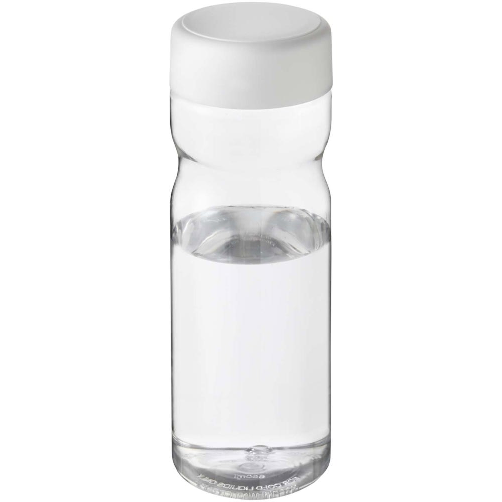 H2O Active® Eco Base 650 ml sportfles - met logo of onbedrukt bestellen - Transparent, Wit