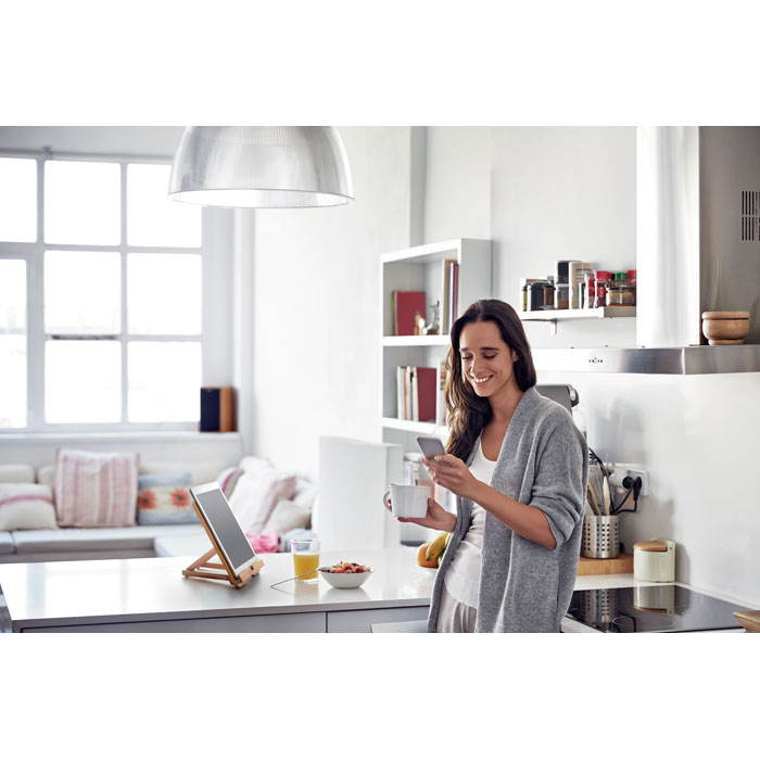 TUANUI - Bamboe laptop standaard - met logo of onbedrukt bestellen