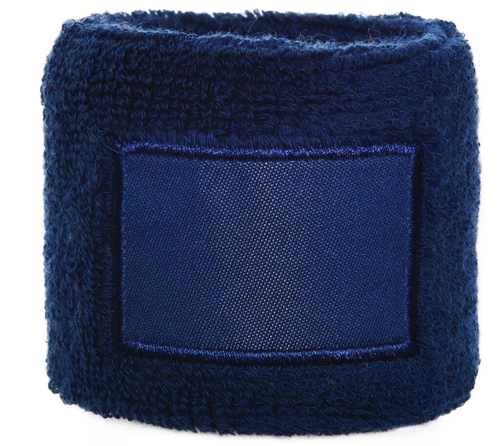 Polsband met label - met logo of onbedrukt bestellen - Navy (PMS 533c) / Navy