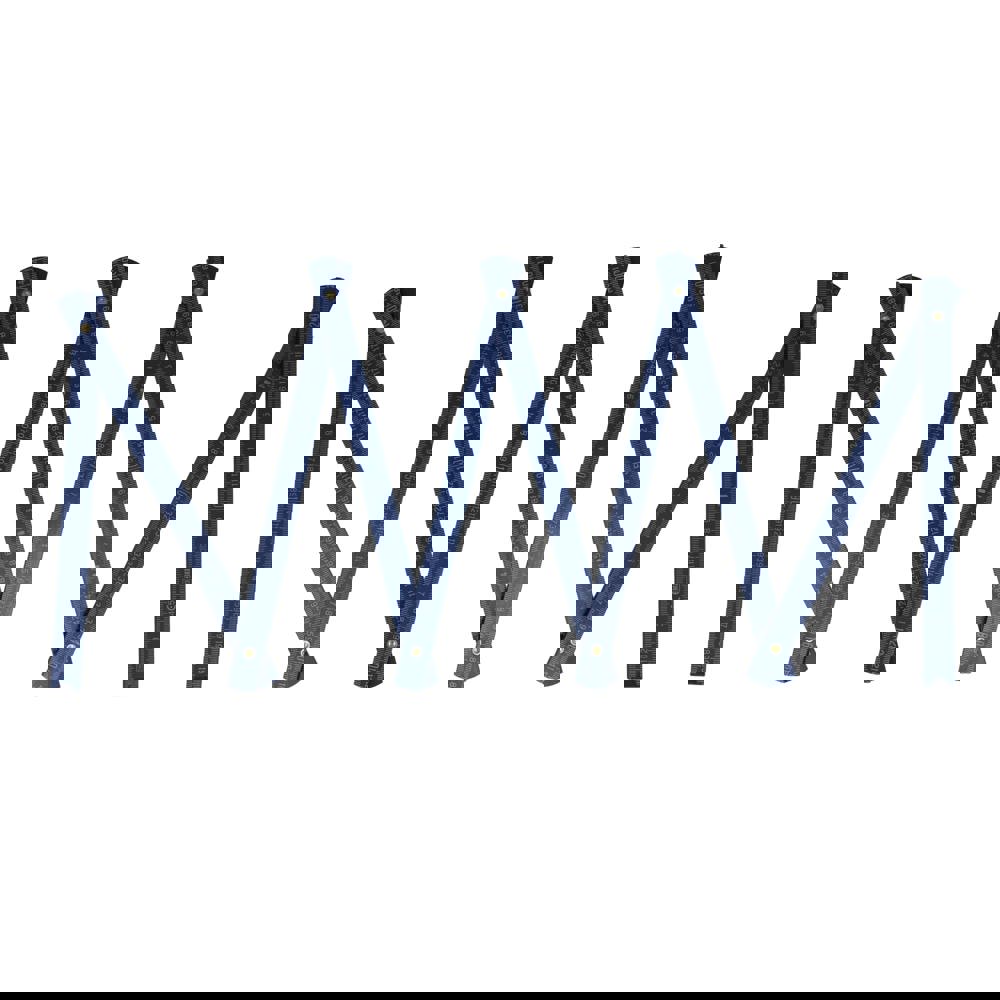 Duimstok hout 2m premium gekleurd - met logo of onbedrukt bestellen - Donkerblauw