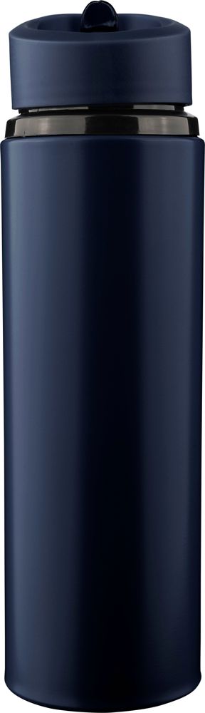 Gerecyclede RVS drinkfles (500 ml) Zeno - bedrukt of onbedrukt verkrijgbaar - Blauw