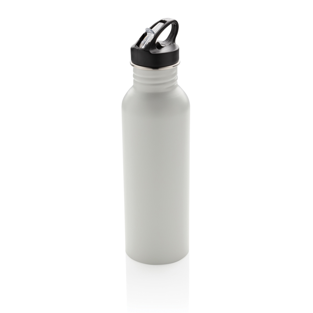 Deluxe RVS sportfles - kopen of bedrukken - gebroken wit (± PMS Mist white)