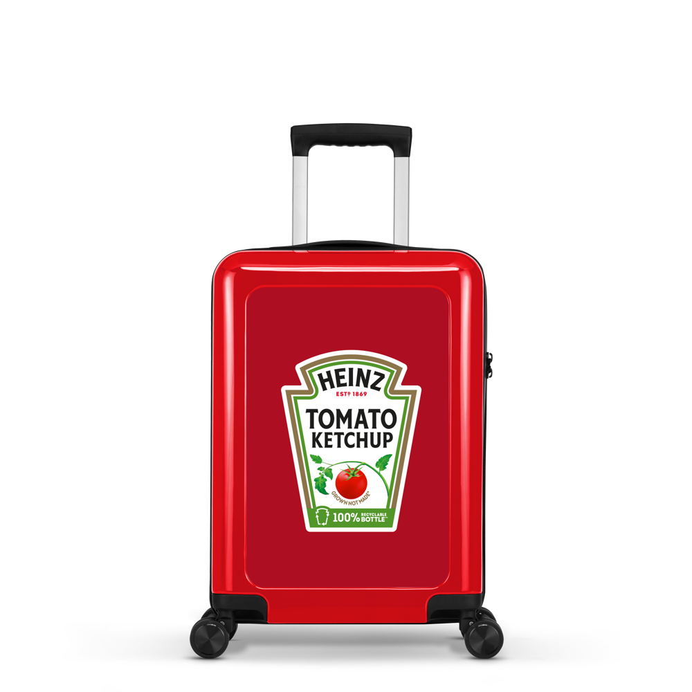 STICKERCASE® 20" Handbagage - voor bedrijven en relatiegeschenken - Rood