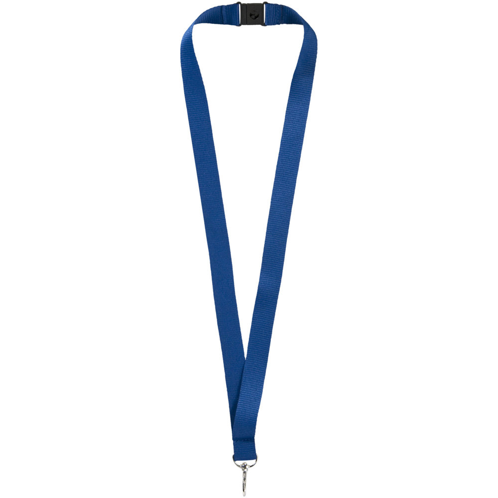 Lago lanyard met veiligheidssluiting - kopen of bedrukken - Marineblauw