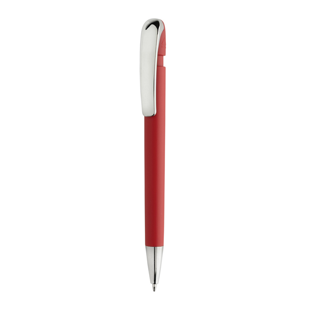 Glide GRS gecertificeerde R-ABS Pen met metalen clip - kopen of bedrukken - rood (± PMS 710)