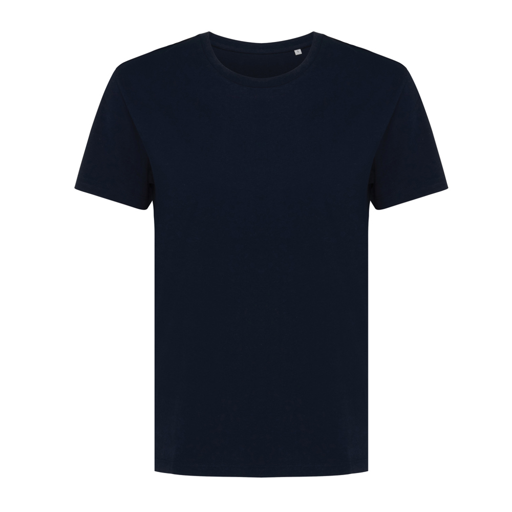 IQONIQ Yala dames lichtgewicht gerecycled katoen t-shirt - bedrukt of onbedrukt verkrijgbaar - donkerblauw (± PMS 19-3923TCX)