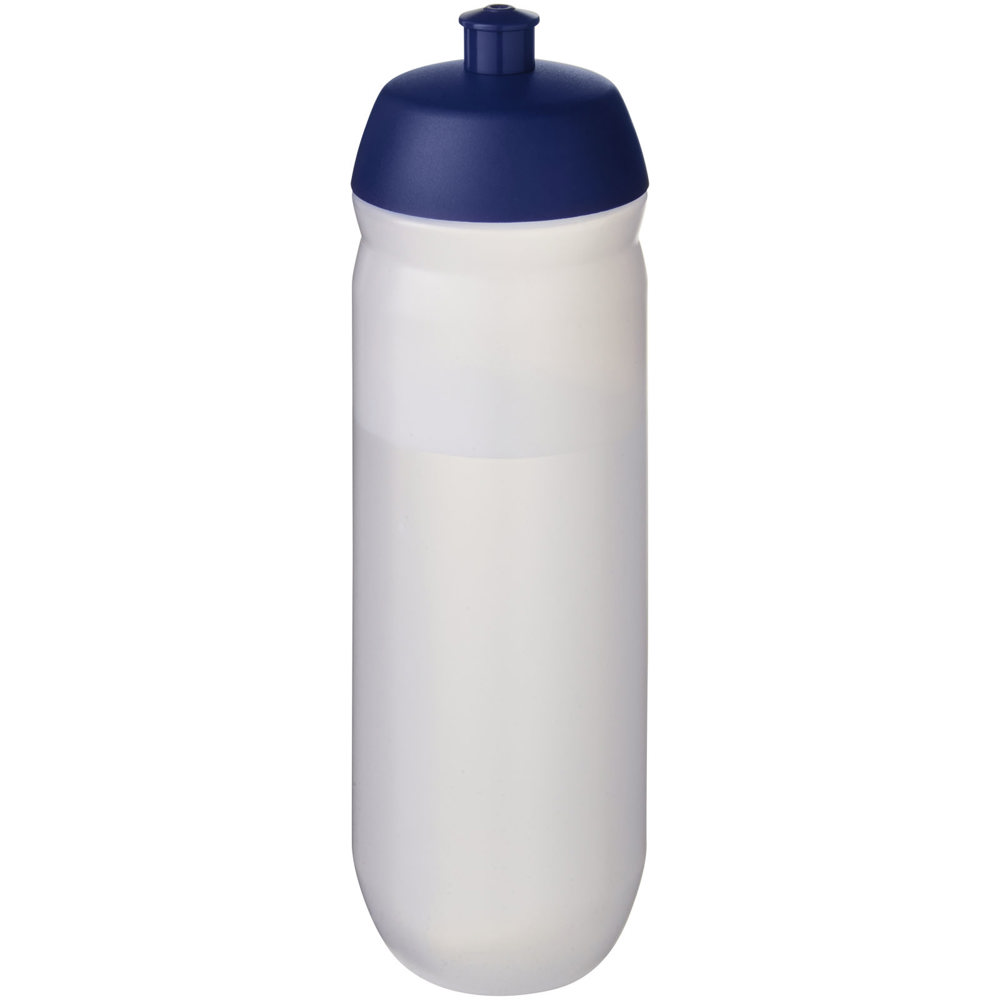 HydroFlex™ Clear knijpfles van 750 ml - bedrukt of onbedrukt verkrijgbaar - Blauw, Mat helder