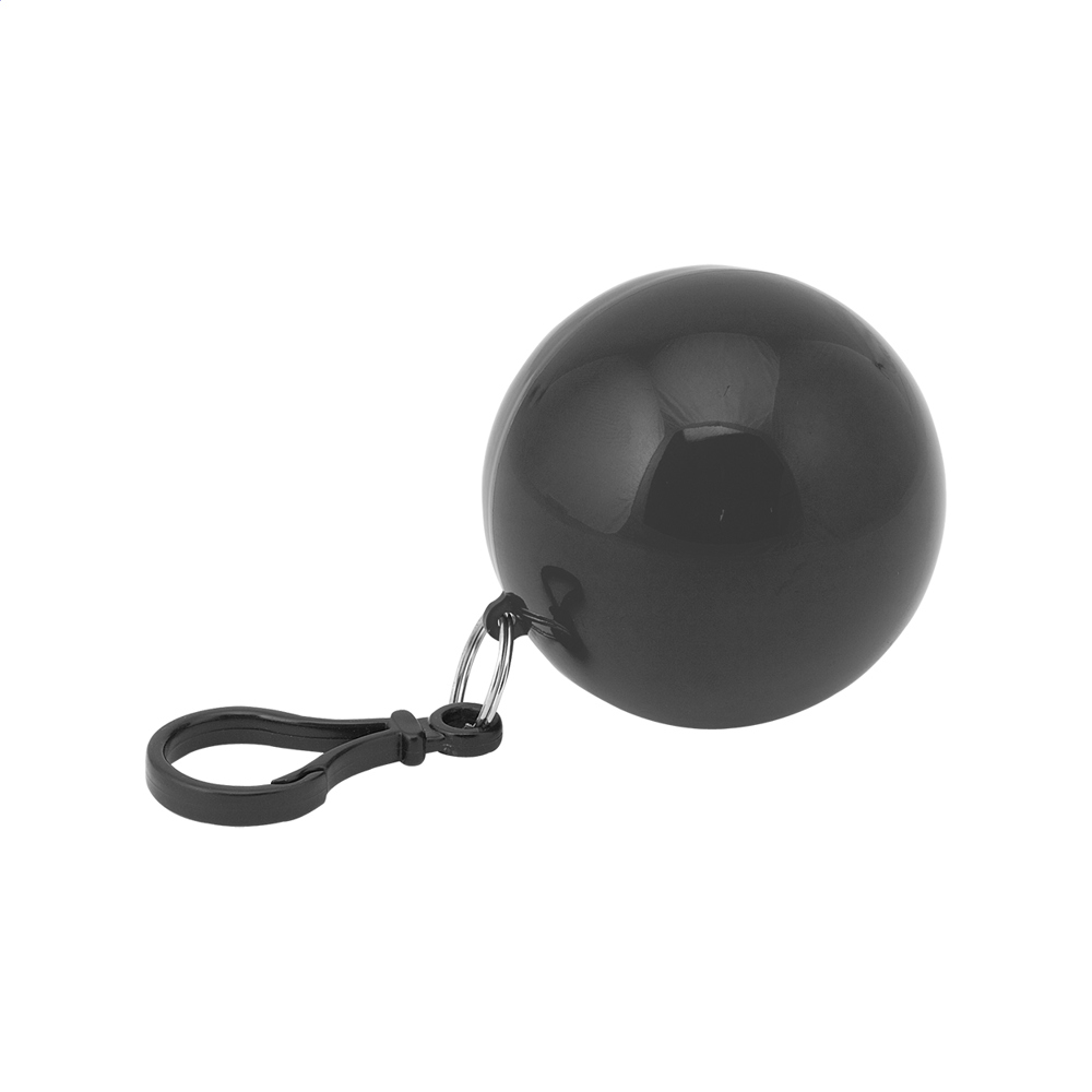 Aegis - sleutelhanger poncho - bedrukt of onbedrukt verkrijgbaar - Zwart