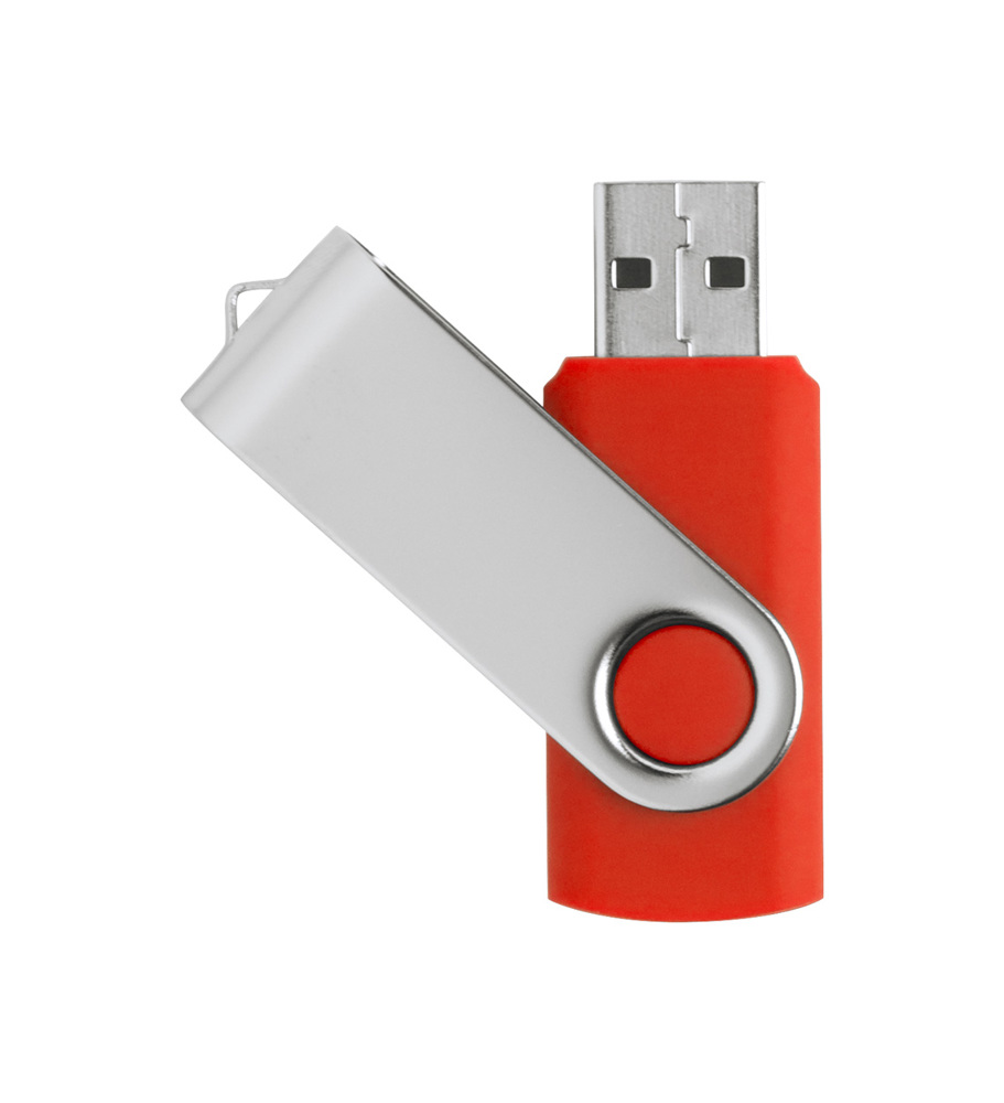 TwistDrive - USB-stick - kopen of bedrukken - 4GB-rood