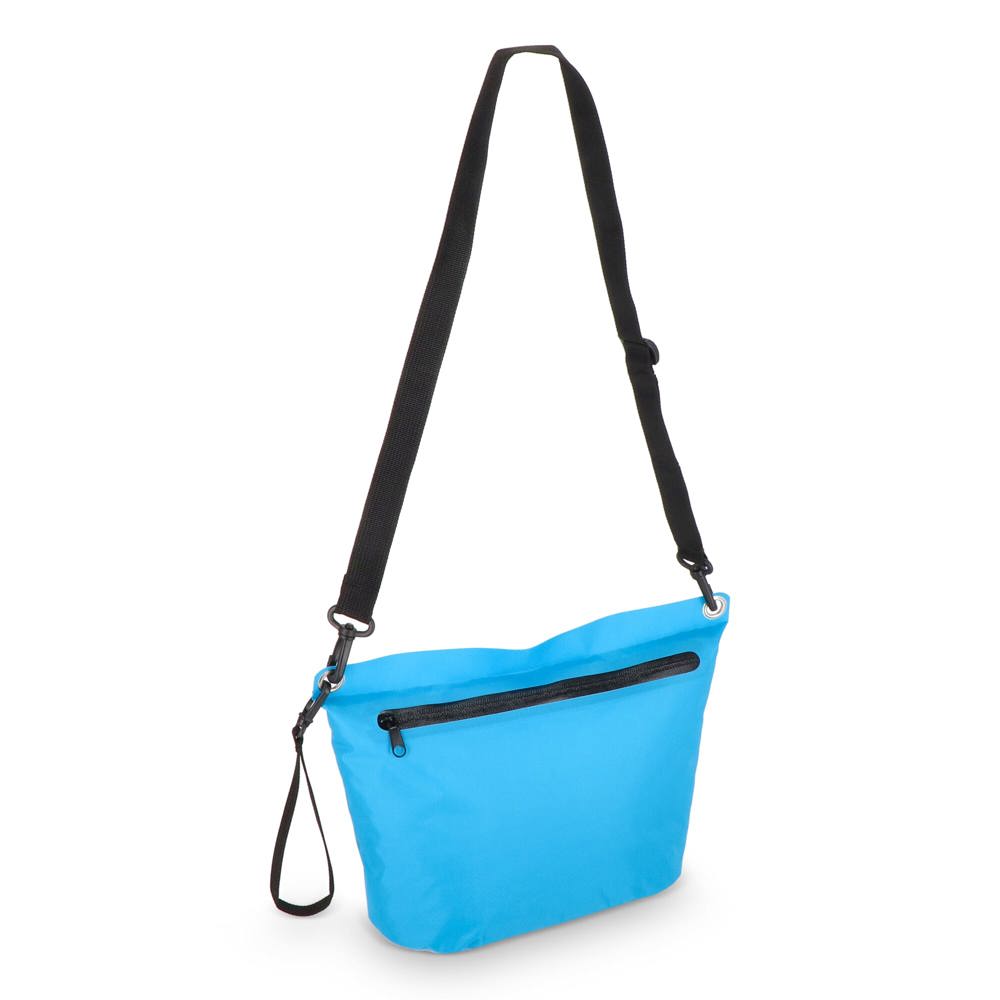 Waterbestendige Ripstop Schoudertas 33 x 23 x 13 cm - Lichtblauw