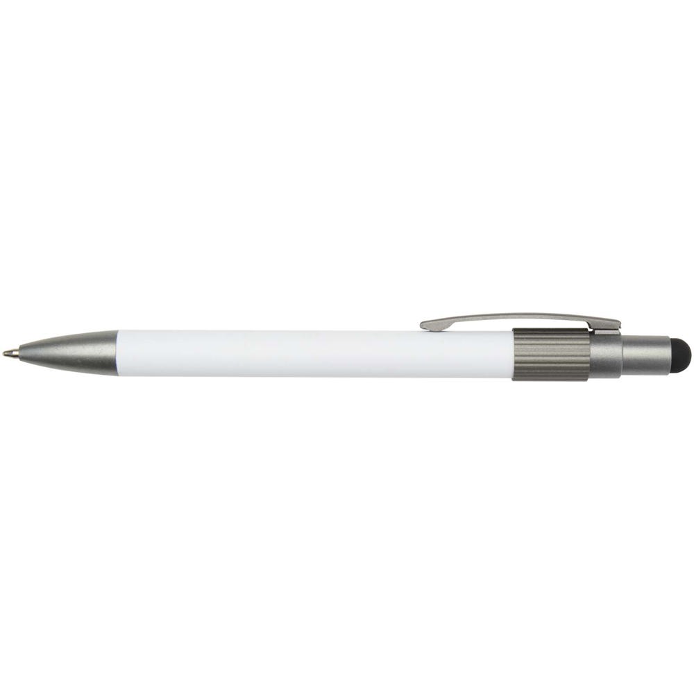 Rill RCS gerecycleerde balpen met stylus en fidget spinner (blauwe inkt)