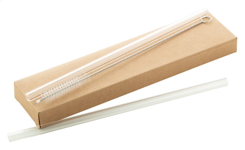 GlasSip - glazen rietjes set - met logo of onbedrukt bestellen