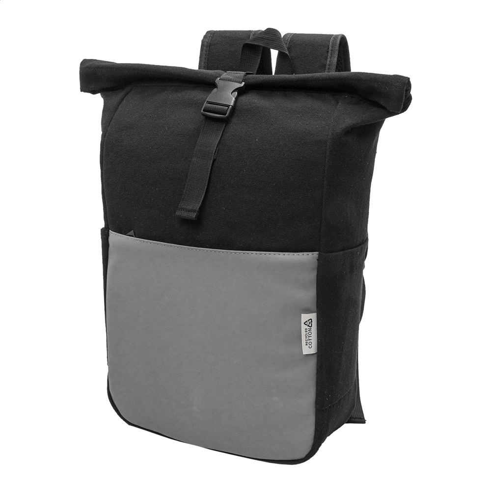 Blakkan Back - gerecyclede canvas rugzak - met logo of onbedrukt bestellen - grijs